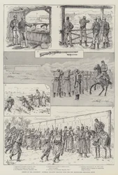 Legers van het Continent, Oostenrijkse Infanterie Oefent met het Nieuwe Mannlicher Repetiegeweer